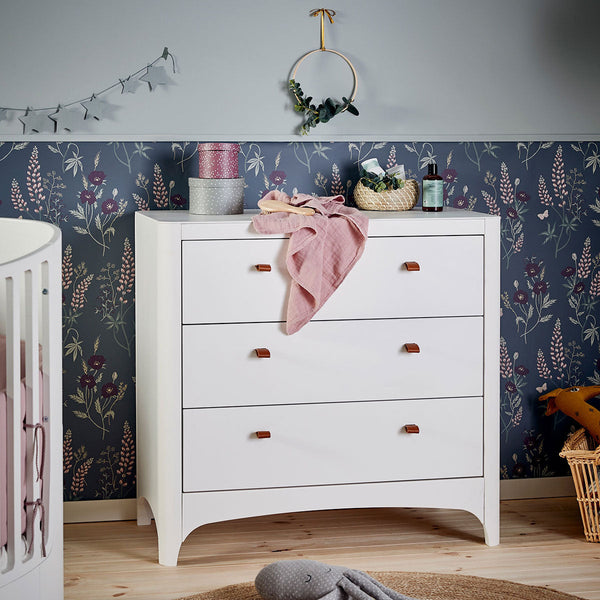 Classic Dresser and changing Table White - Leander