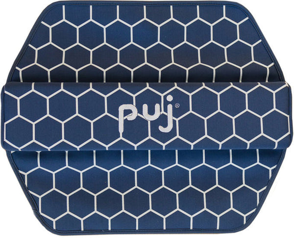 Puj Pad Arm Rest Navy Honeycomb with Suction Cups - Puj