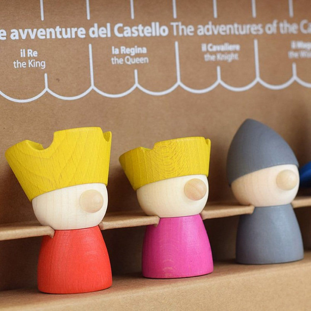 Milaniwood The Storytellers Wooden Finger Puppet Set