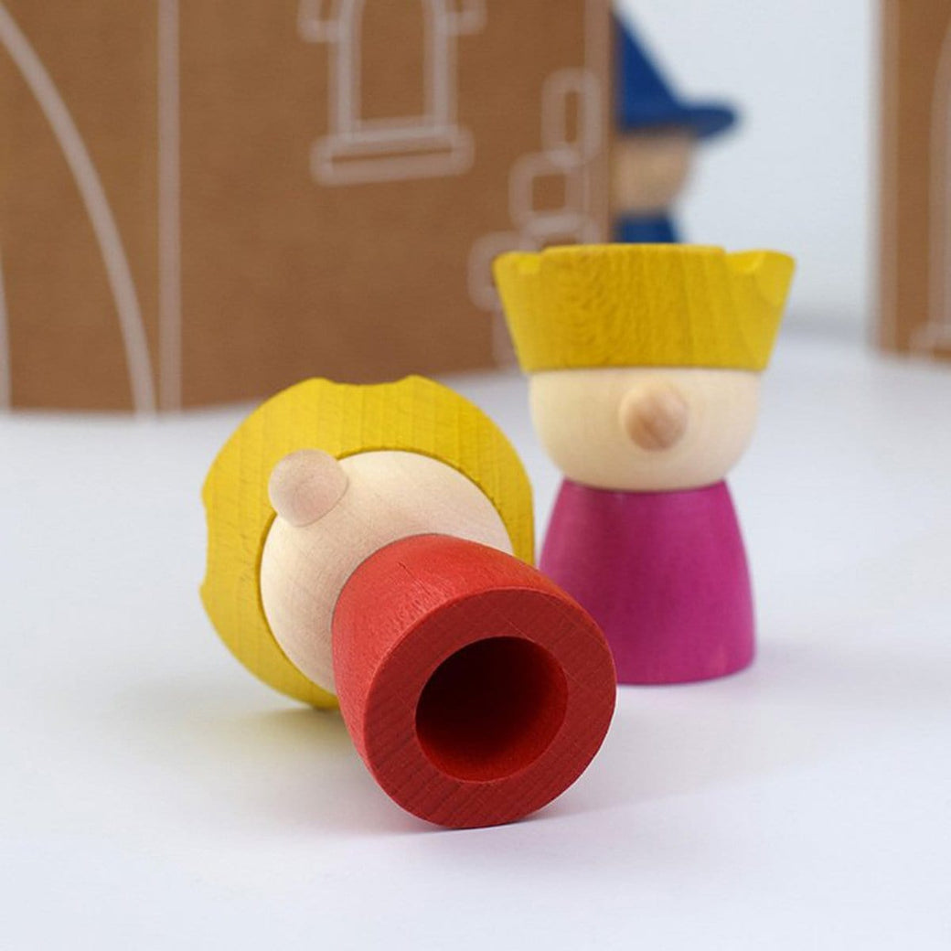 Milaniwood The Storytellers Wooden Finger Puppet Set