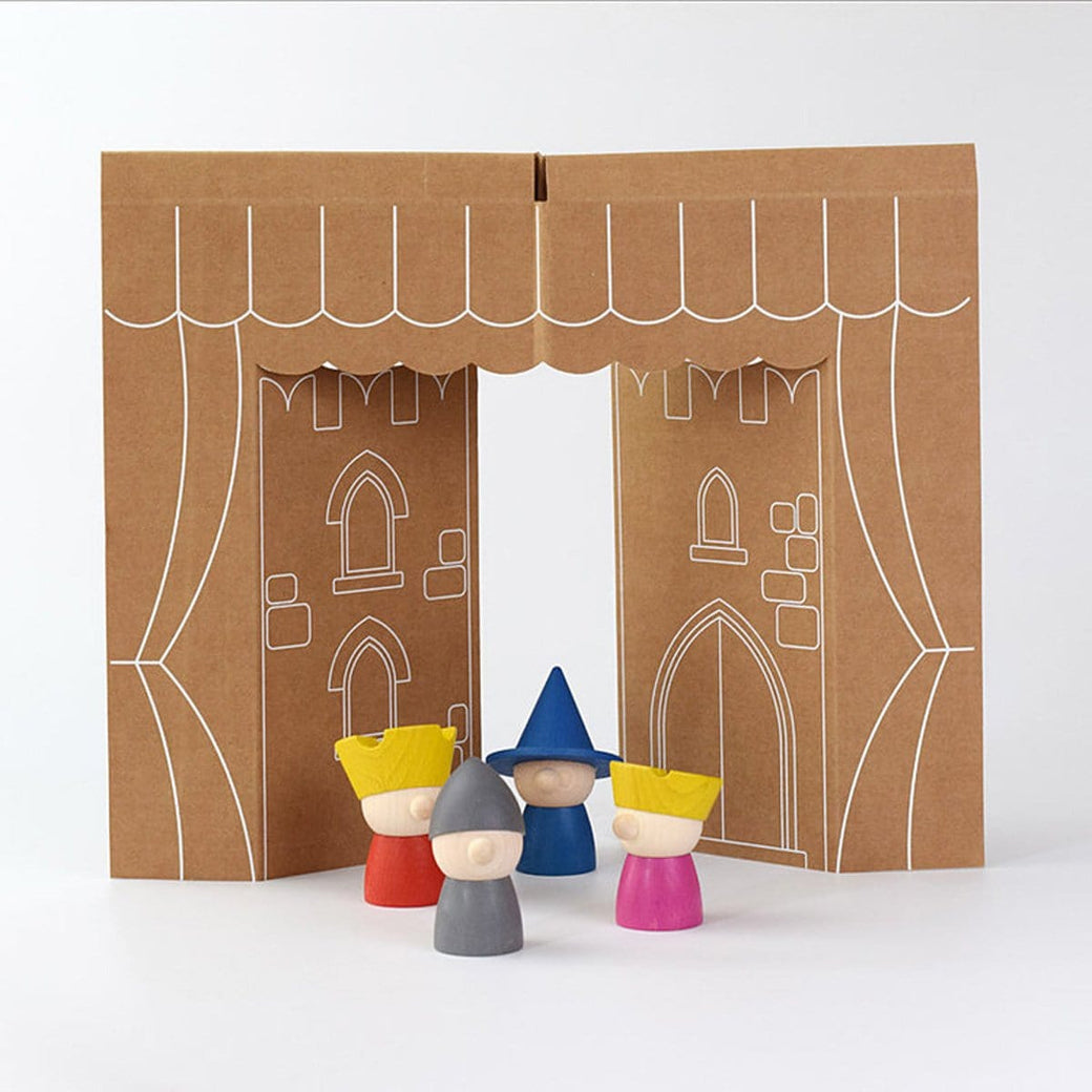 Milaniwood The Storytellers Wooden Finger Puppet Set