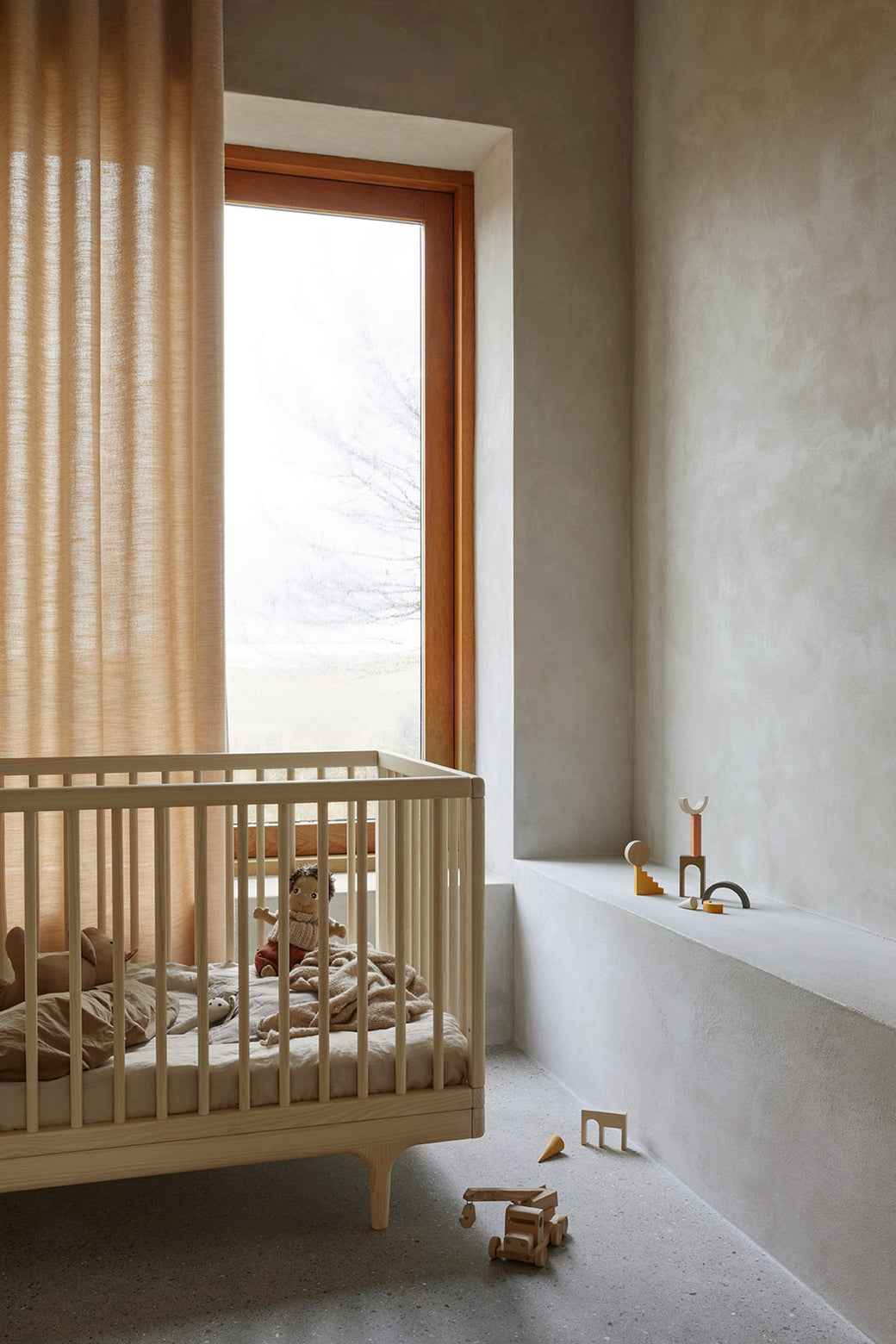 Caravan Crib Natural