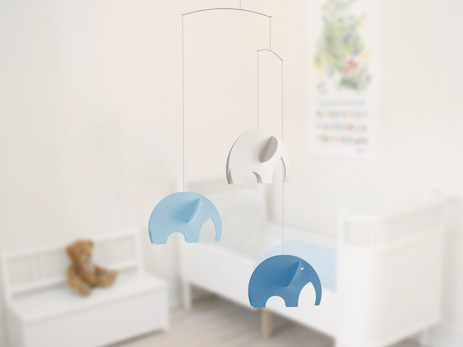 Olephants Mobile Blue - Flensted Mobiles