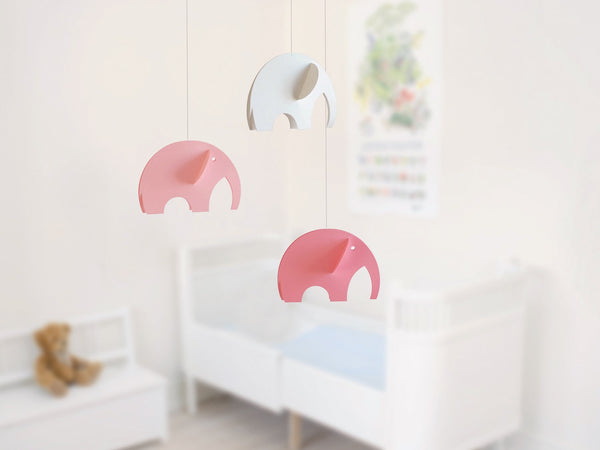 Olephants Mobile Pink - Flensted Mobiles