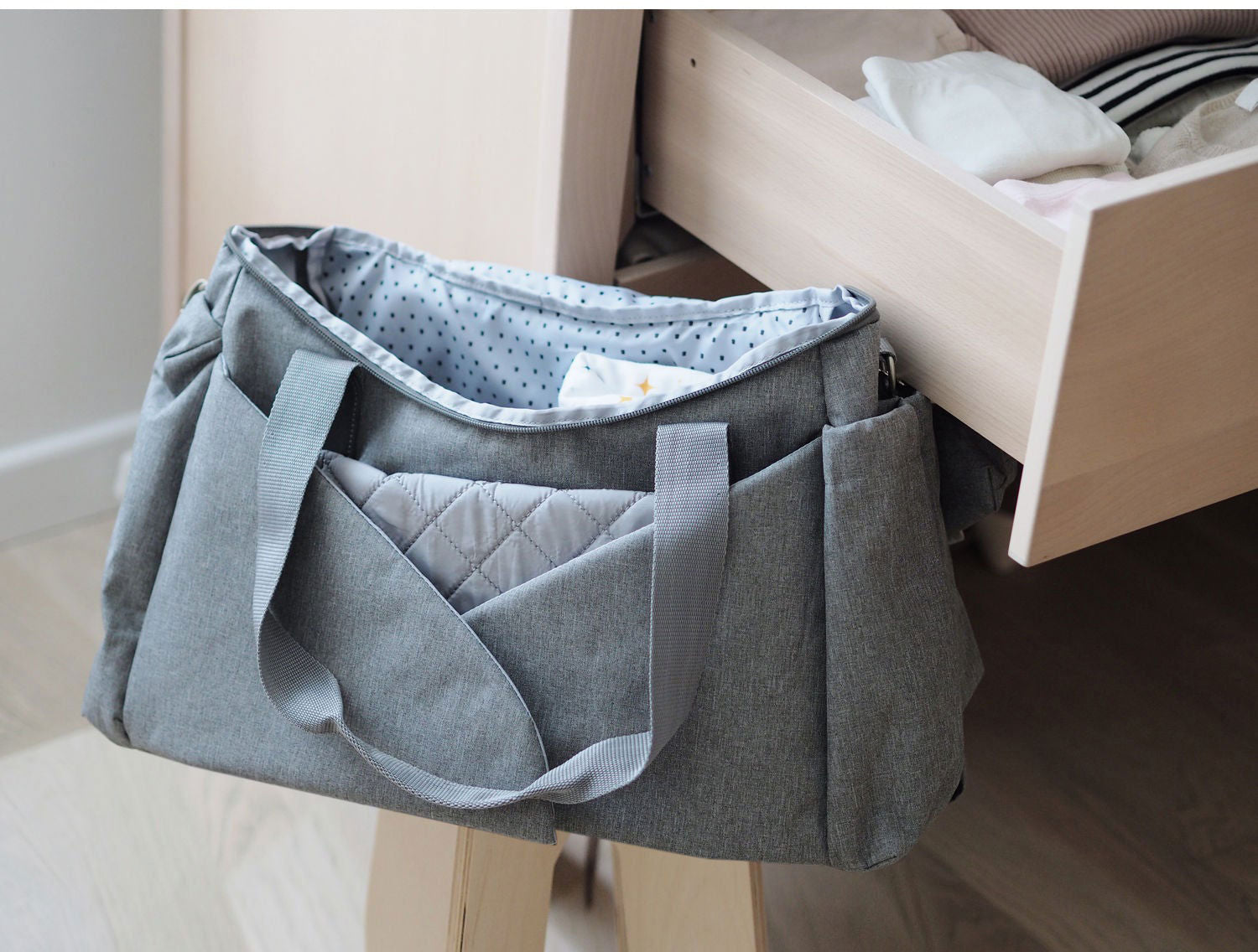 Sydney Changing Bag Heather Grey - Beaba