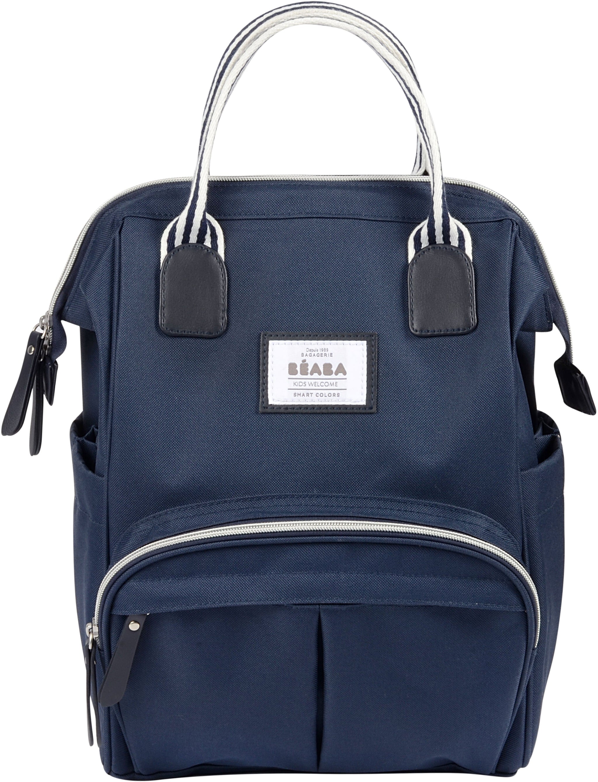 Wellington Baby Changing Backpack Marine Blue - Beaba