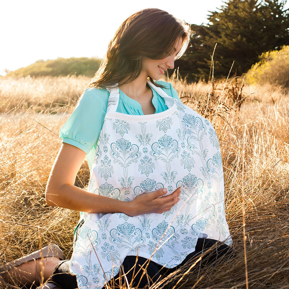 Nursing Cover Muslin Isla - Bebe Au Lait