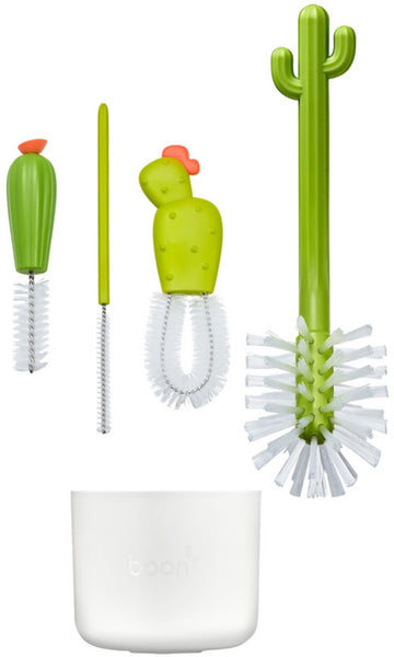 Cactus Bottle Cleaning Brush Set - Boon