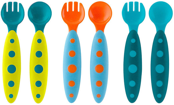 Modware Spoon Set Blue Orange Green - Boon