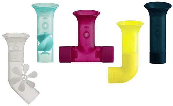 Pipes Building Bath Toy Modern Multi Colour - Boon