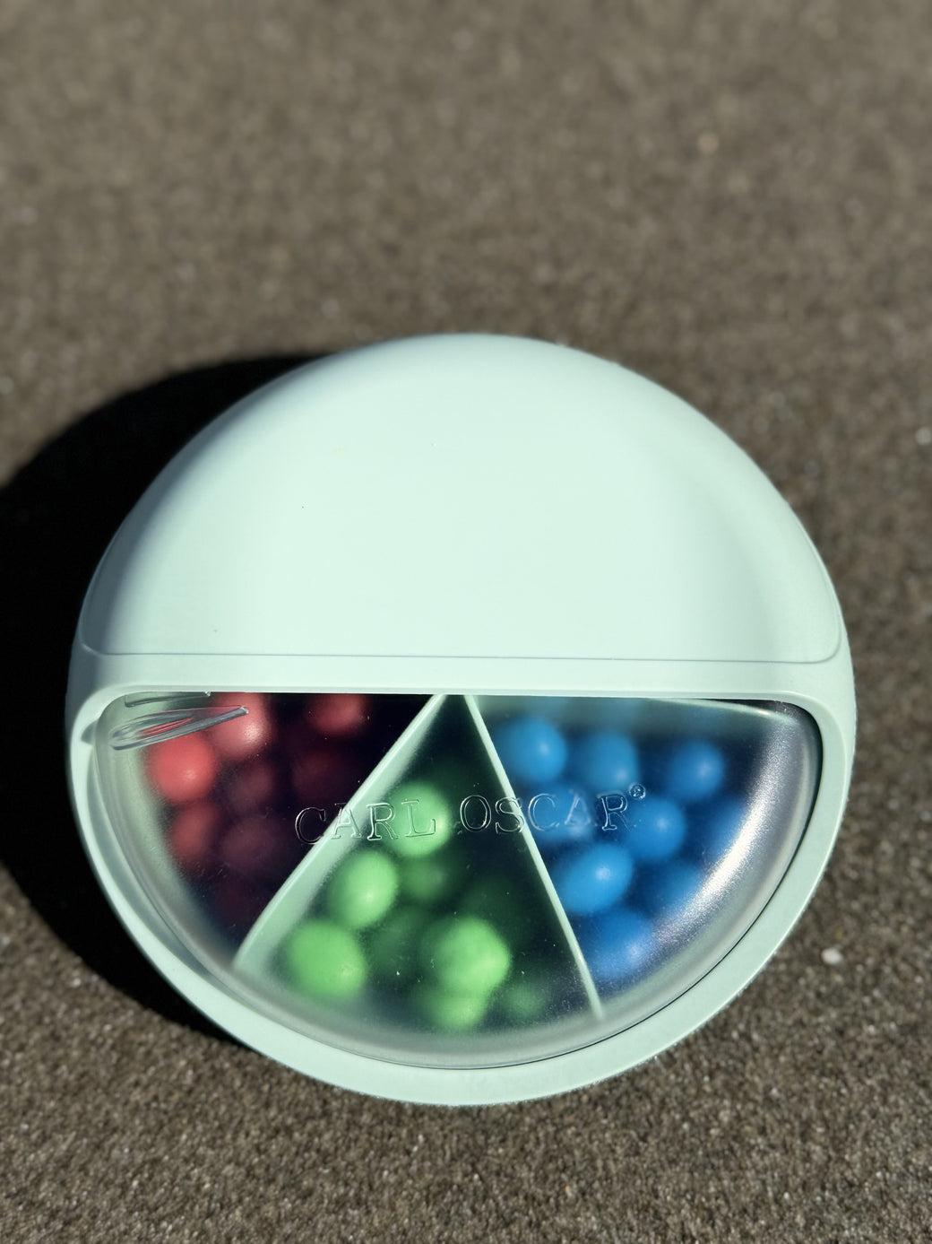Minidisc™ Spinning Snack Box Green