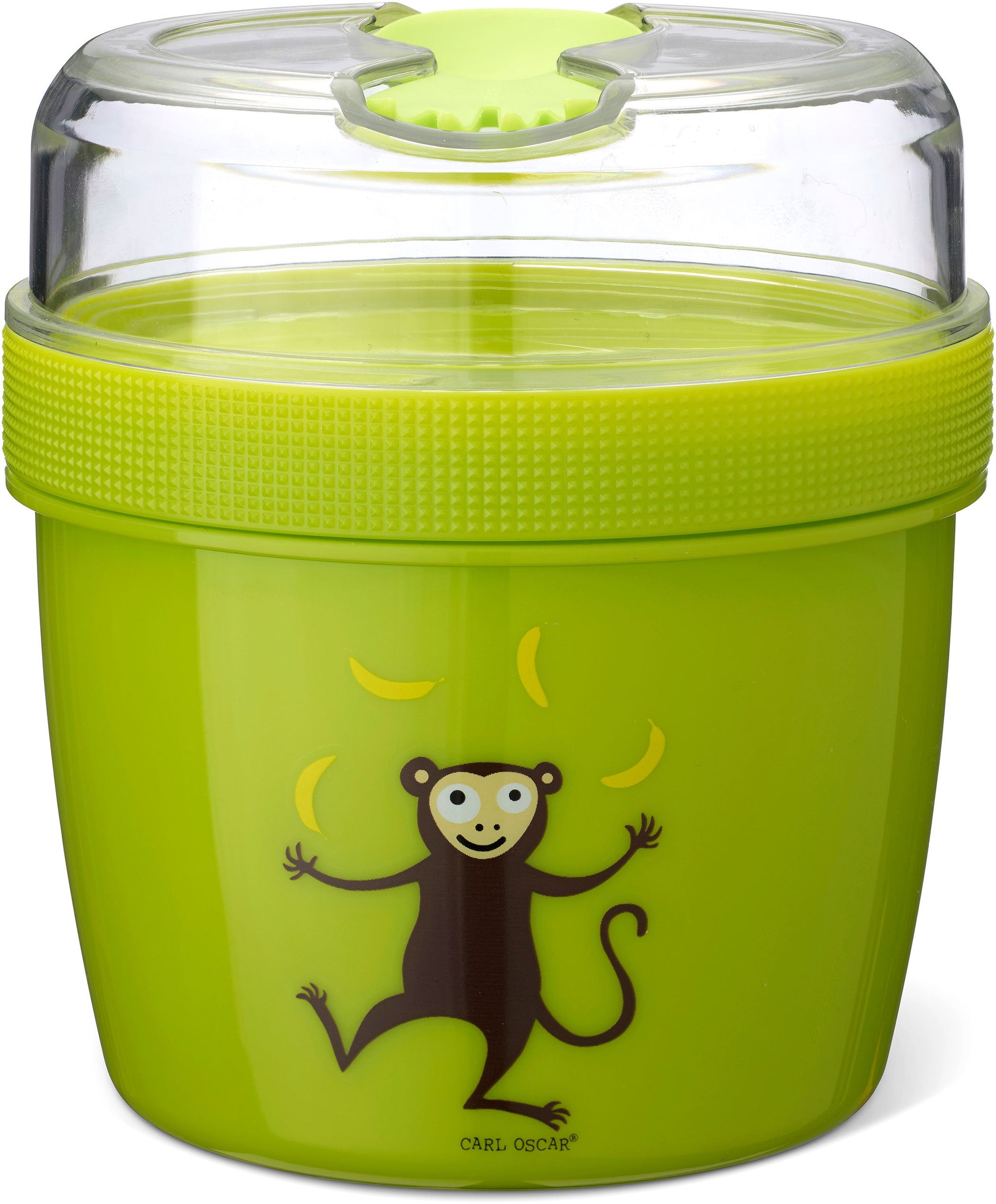 N'ice Divided Lunch Cup with cooling pack Monkey Lime - Carl Oscar