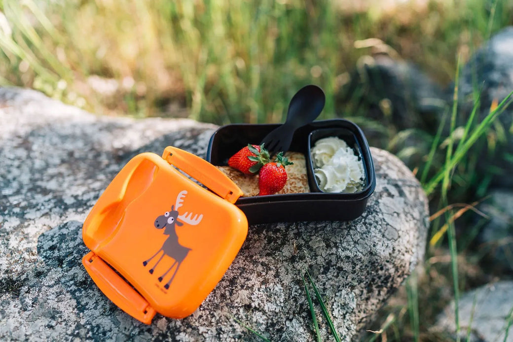 N'ice Lunch Box with cooling pack Cow Purple - Carl Oscar
