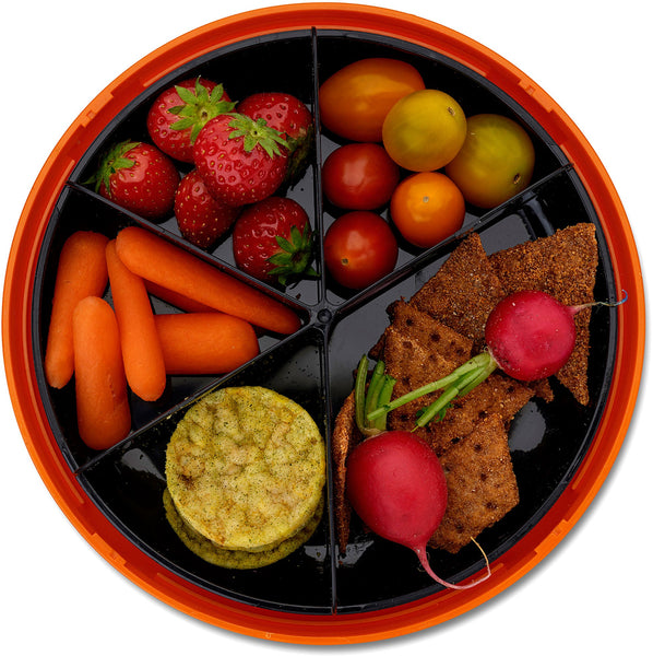 Spinning Bento disc lunch organiser Moose Orange - Carl Oscar