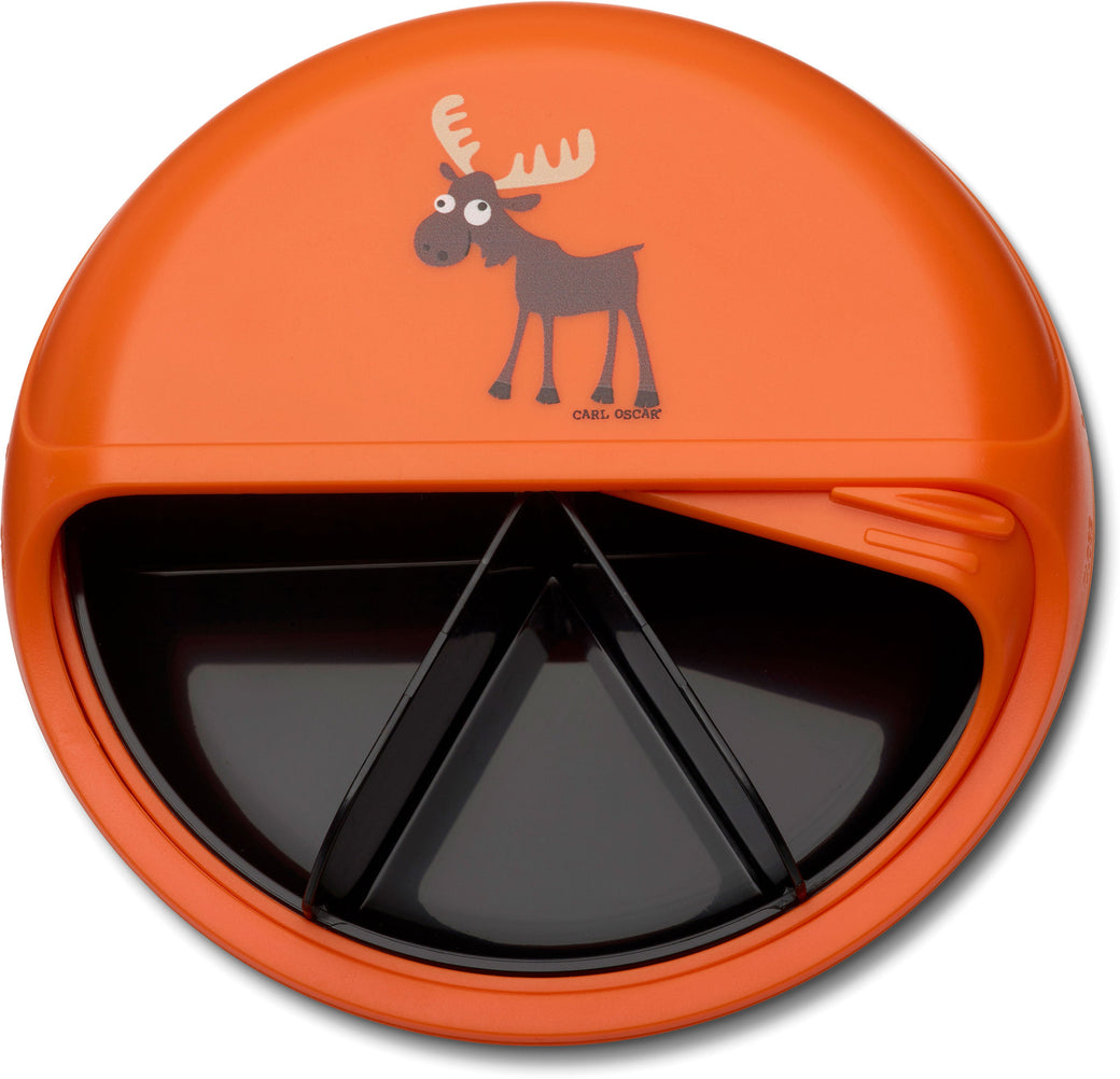 Spinning Bento disc lunch organiser Moose Orange - Carl Oscar