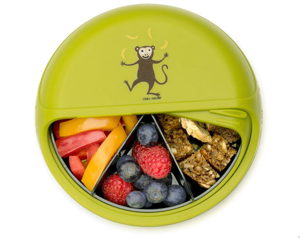 Spinning snack disc organiser Monkey Lime - Carl Oscar