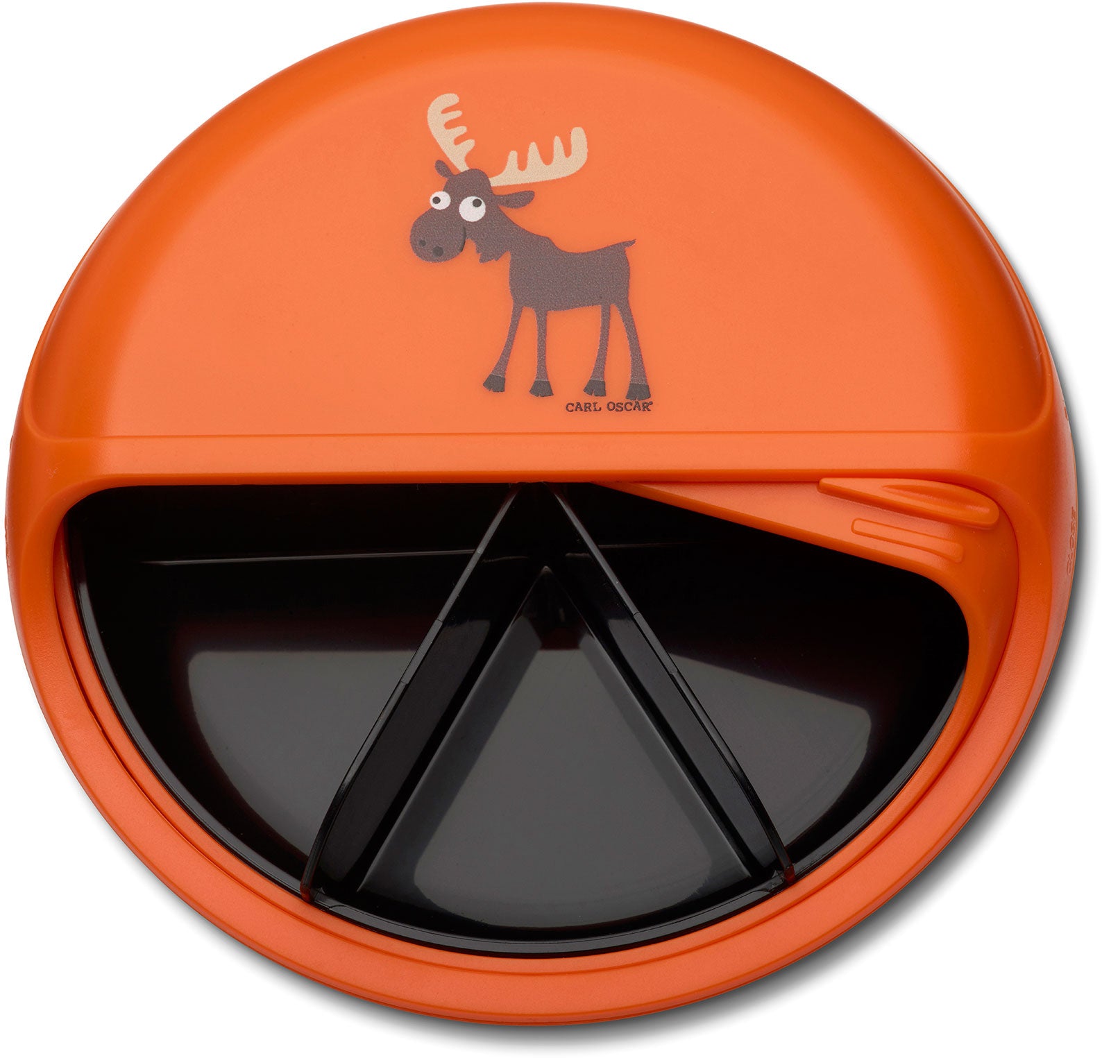 Spinning snack disc organiser Moose Orange - Carl Oscar