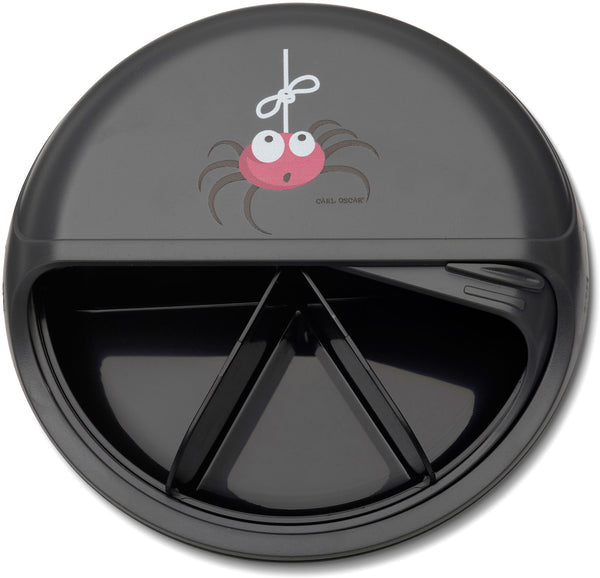 Spinning snack disc organiser Spider Grey - Carl Oscar