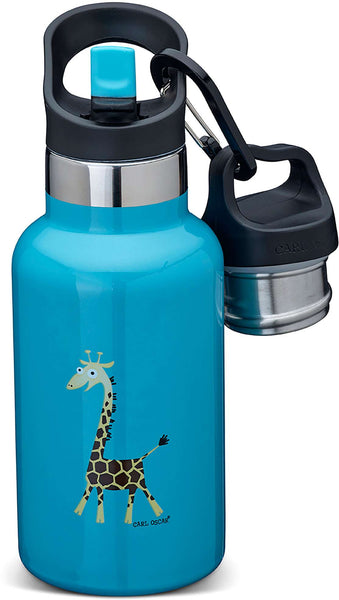 TEMPflask™ 350ml Thermal Bottle Giraffe Turqoise - Carl Oscar