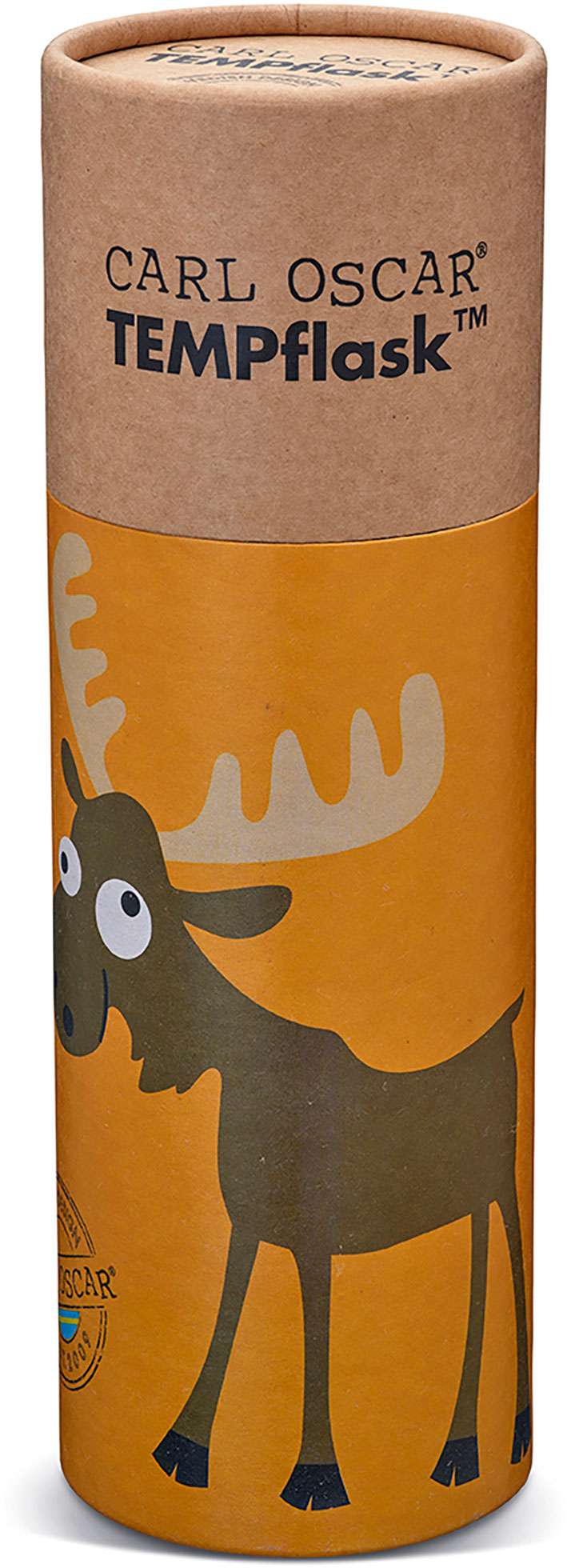 TEMPflask™ 350ml Thermal Bottle Moose Orange - Carl Oscar