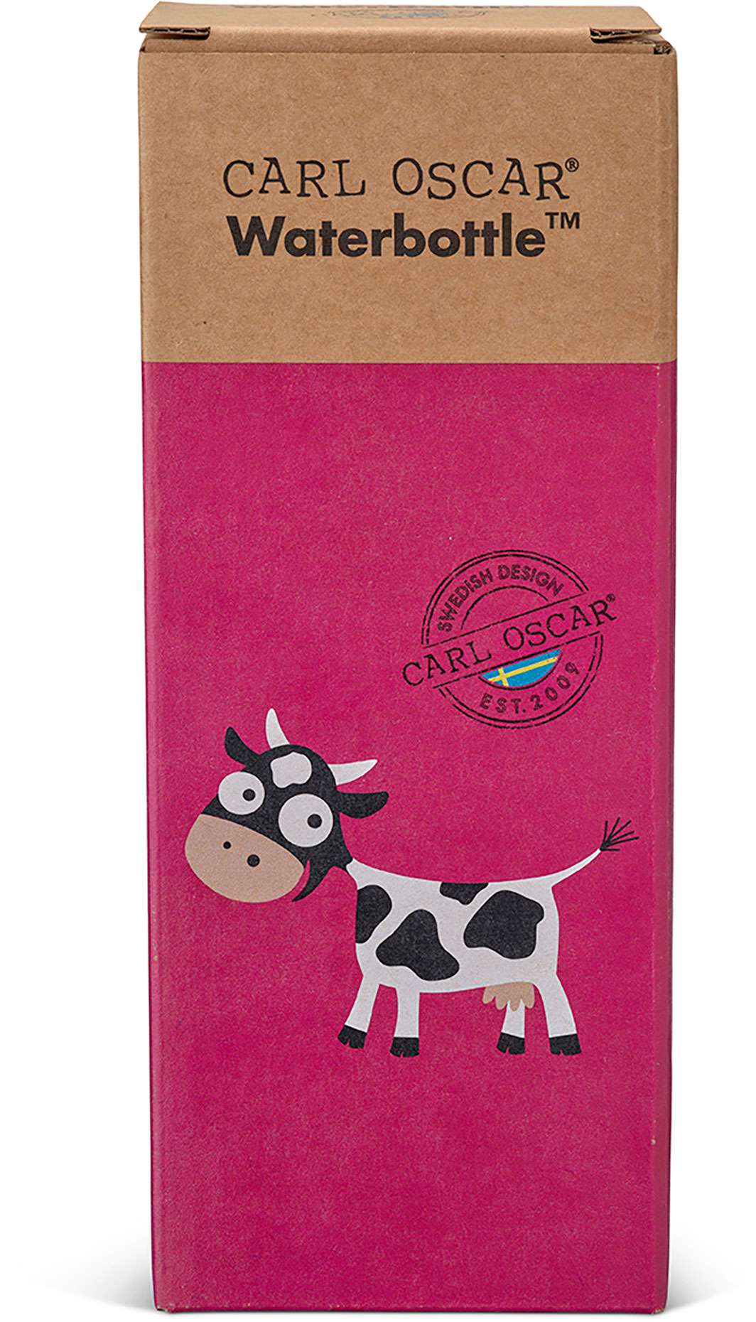 Water Bottle 350ml Cow Purple - Carl Oscar