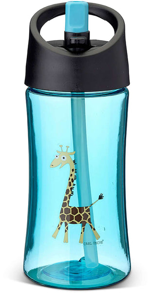 Water Bottle 350ml Giraffe Turqoise - Carl Oscar