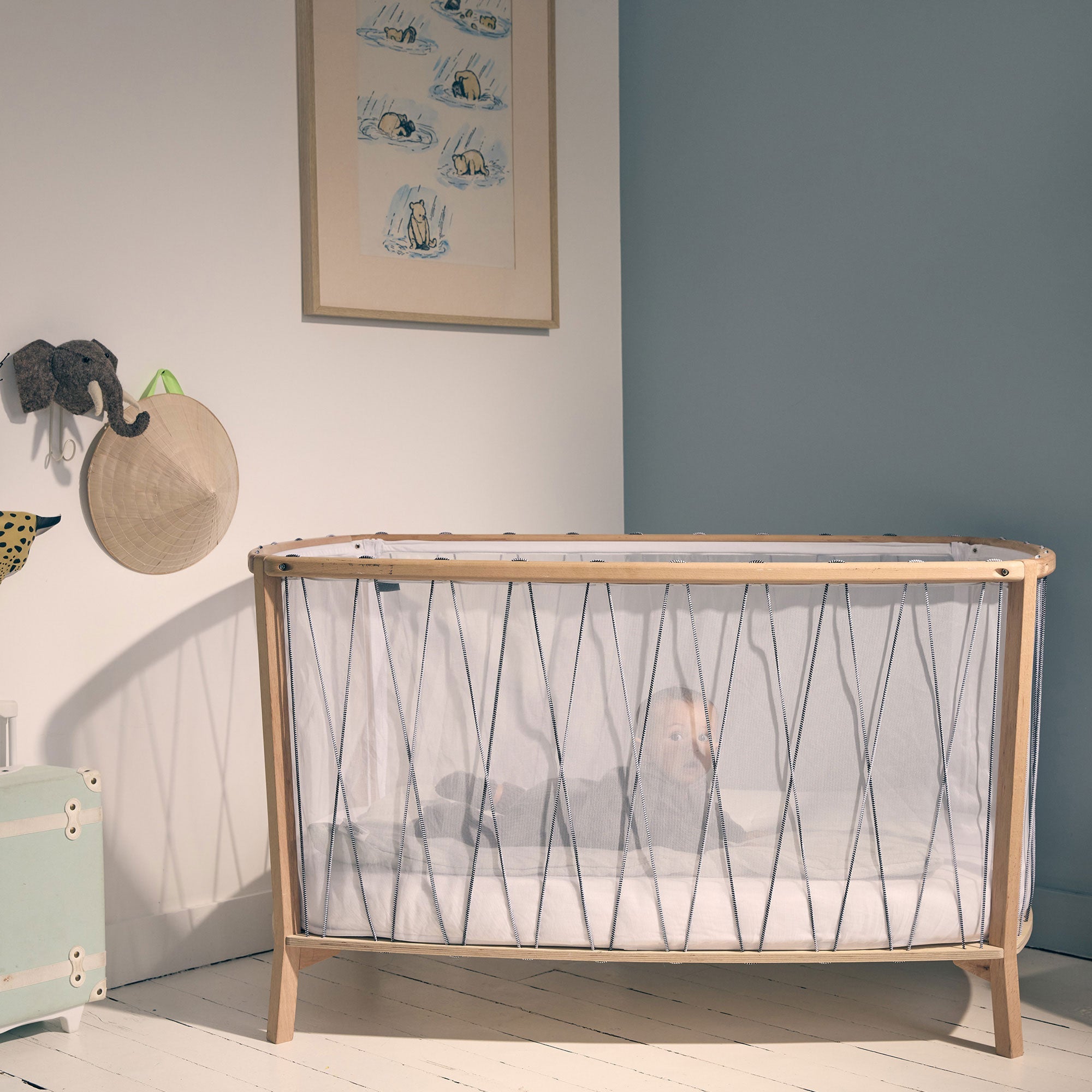 Kimi Baby Cot Bed Desert - Charlie Crane