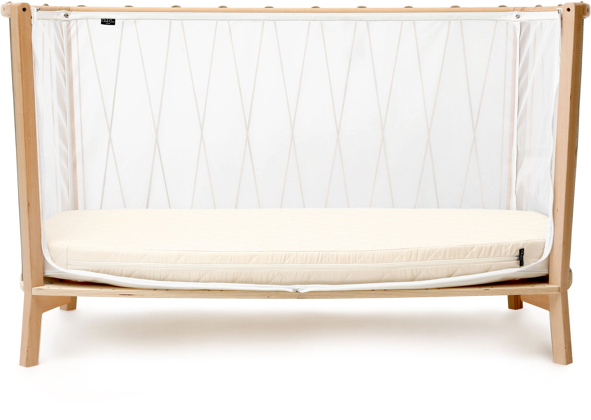 Kimi Baby Cot Bed Hazelnut - Charlie Crane