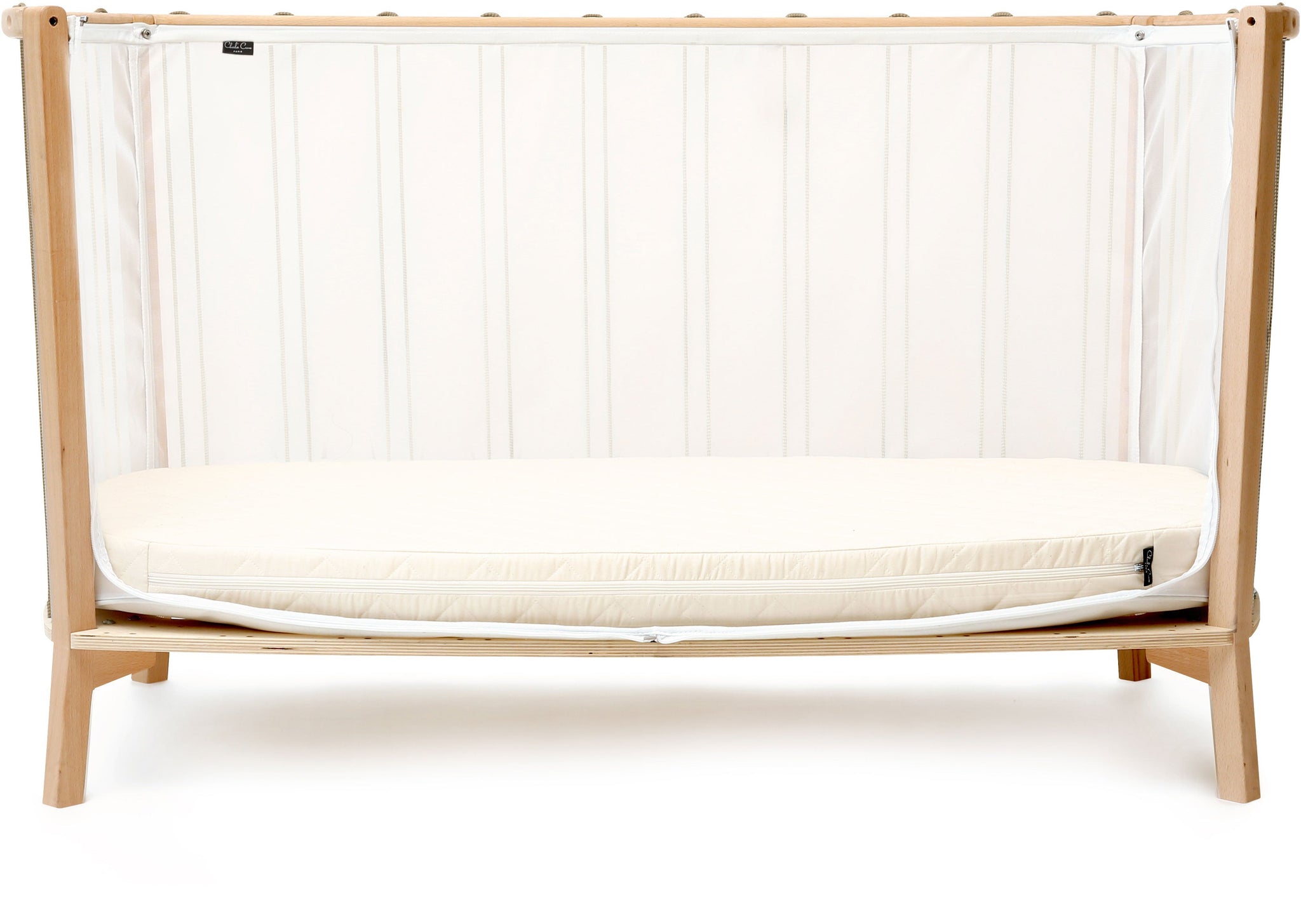 Kimi Baby Cot Bed Hazelnut - Charlie Crane