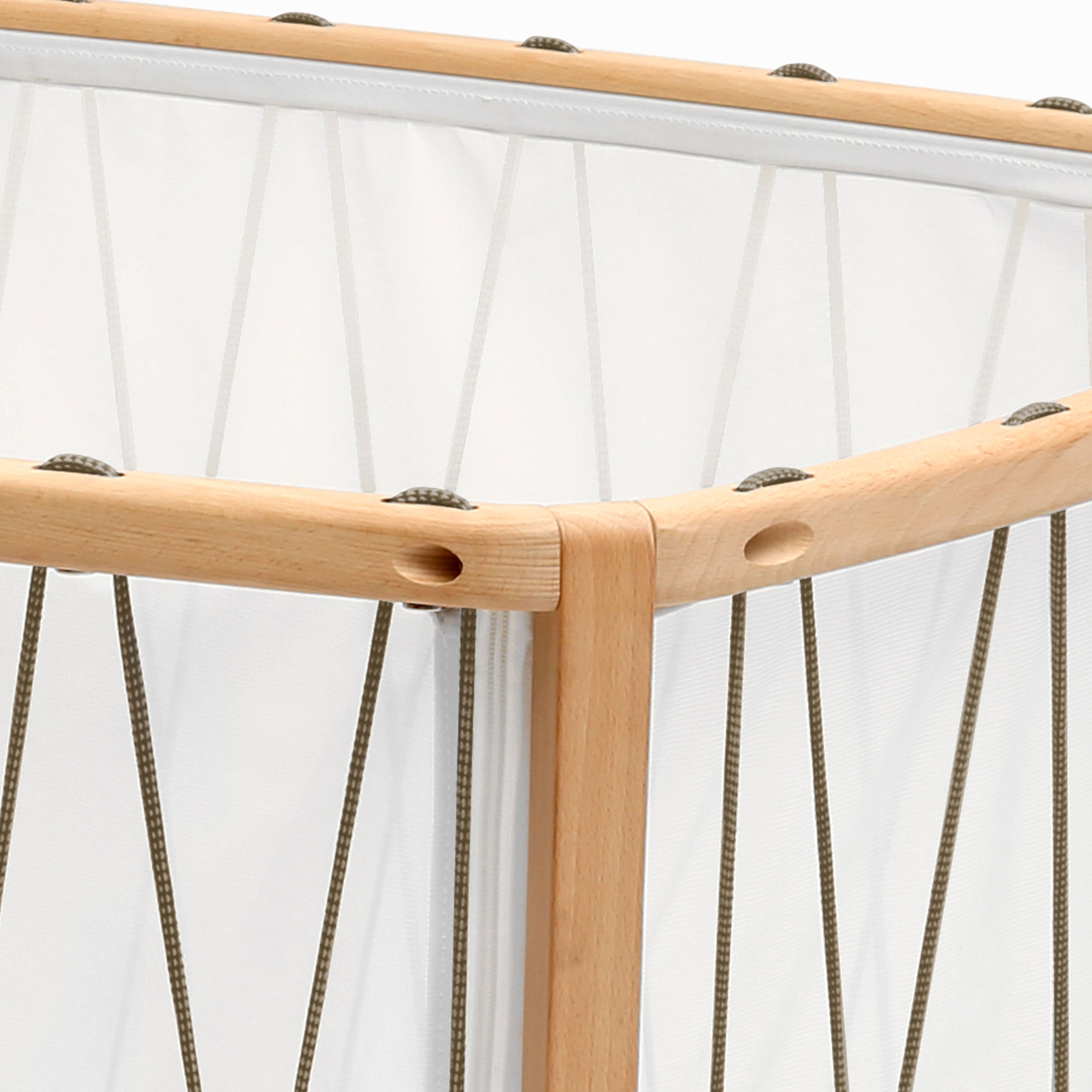 Kimi Baby Cot Bed Hazelnut - Charlie Crane
