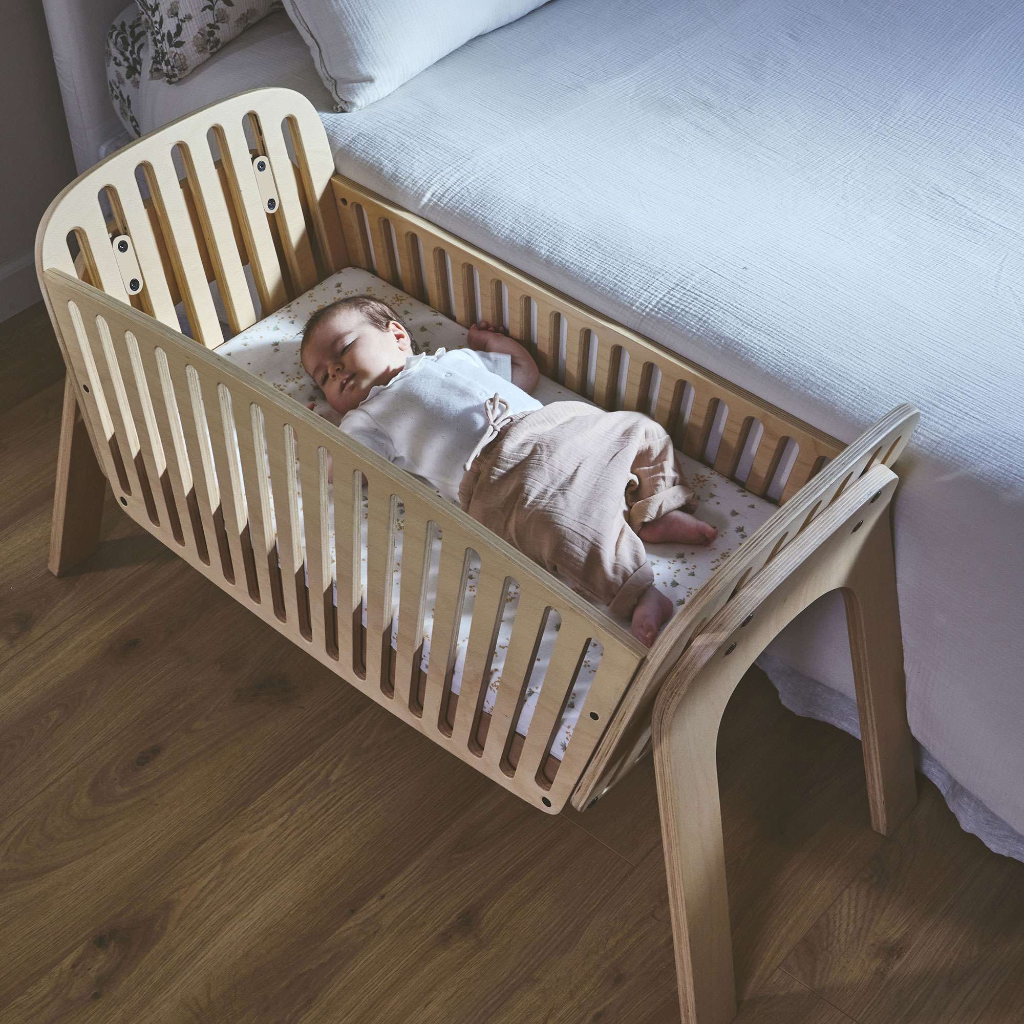 Side by side crib on sale