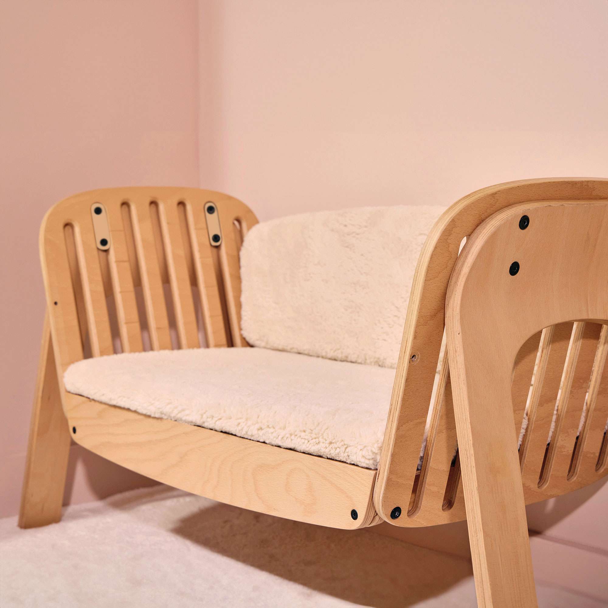 Kodo Bedside Crib to Bench - Charlie Crane