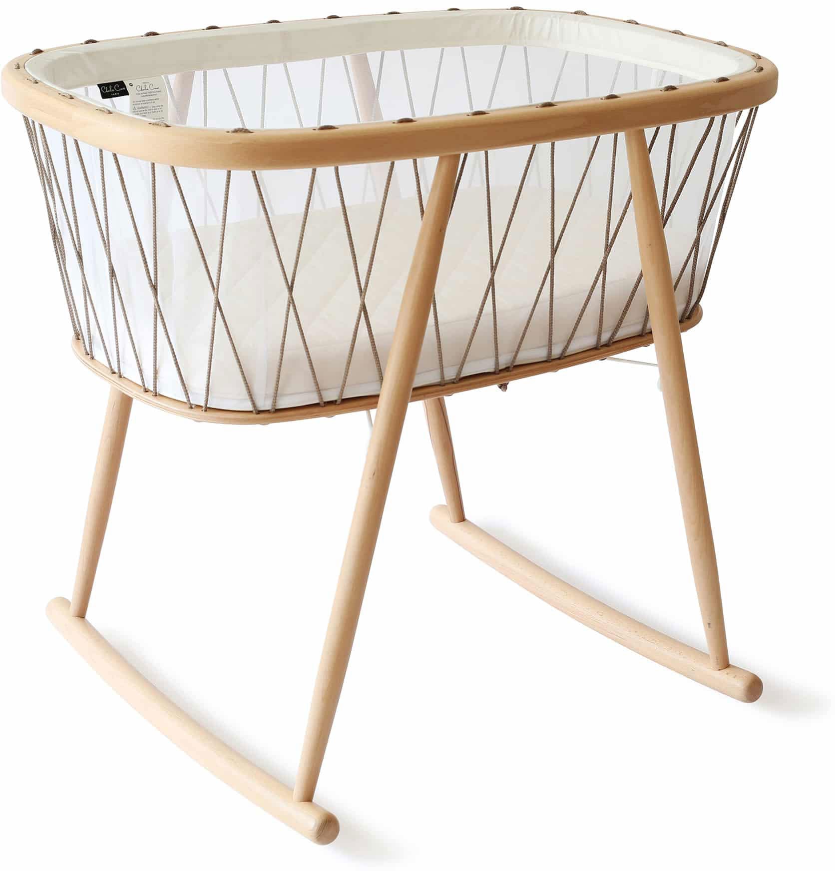 Kumi Baby Cradle Hazelnut - Charlie Crane