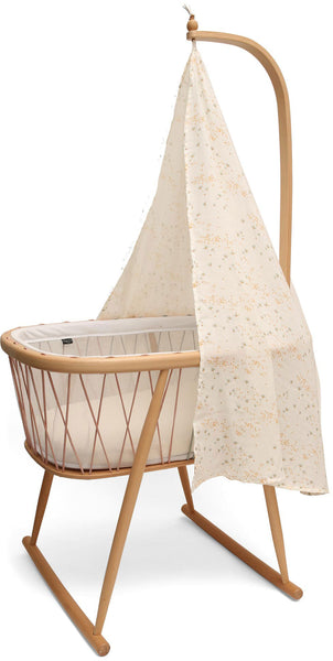 Kimi Baby Cot Bed Hazelnut - Charlie Crane