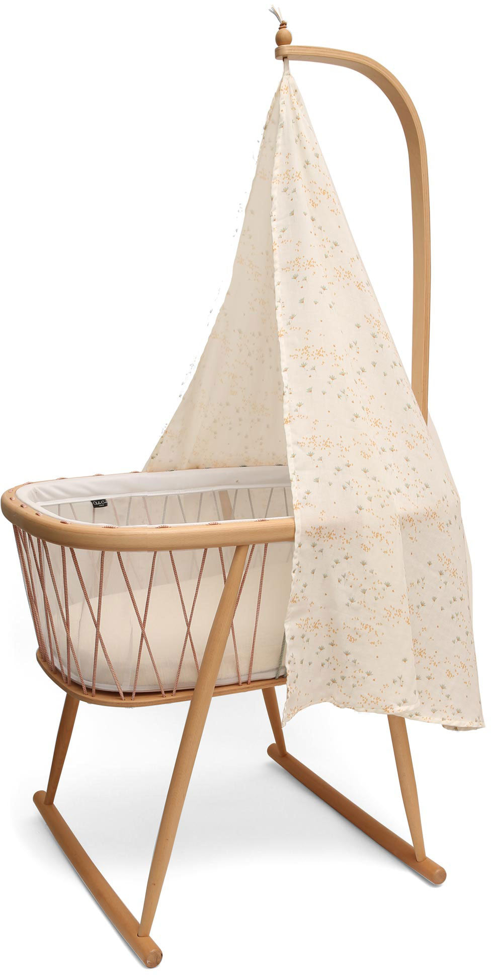 Kumi Baby Cradle Hazelnut - Charlie Crane | Bebemoda