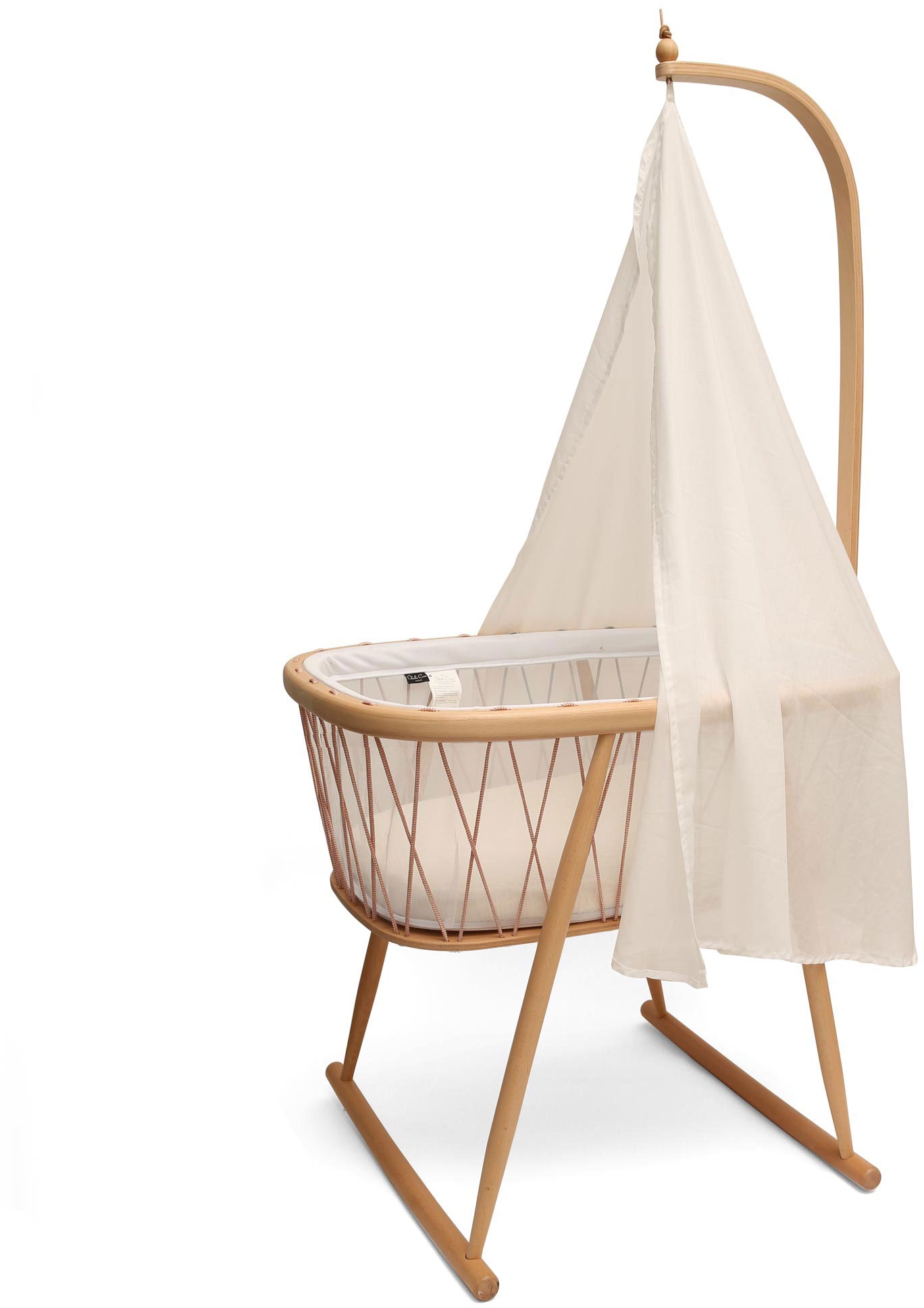 Kumi Baby Cradle Hazelnut - Charlie Crane