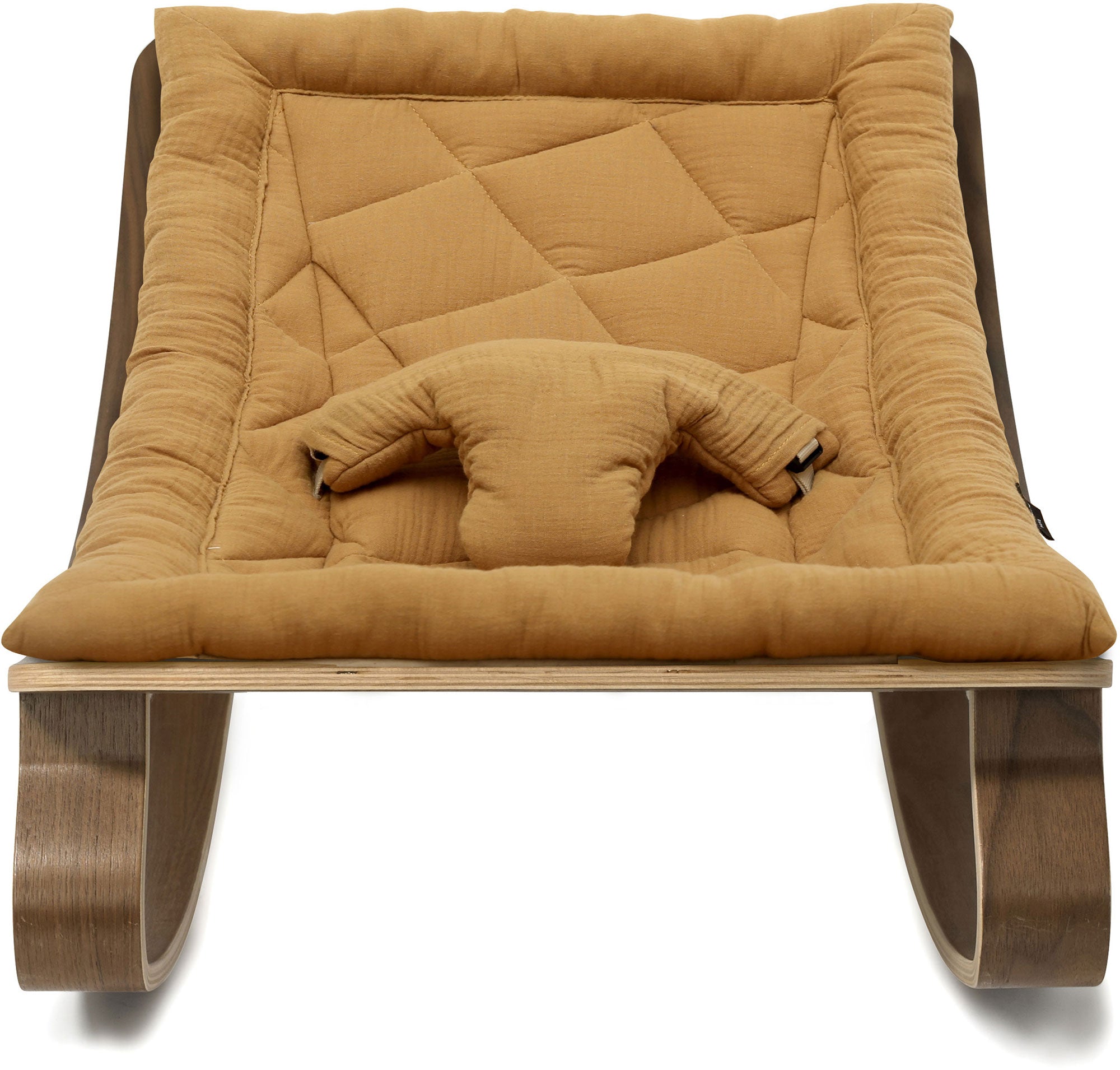 Levo Baby Rocker Camel - Walnut - Charlie Crane