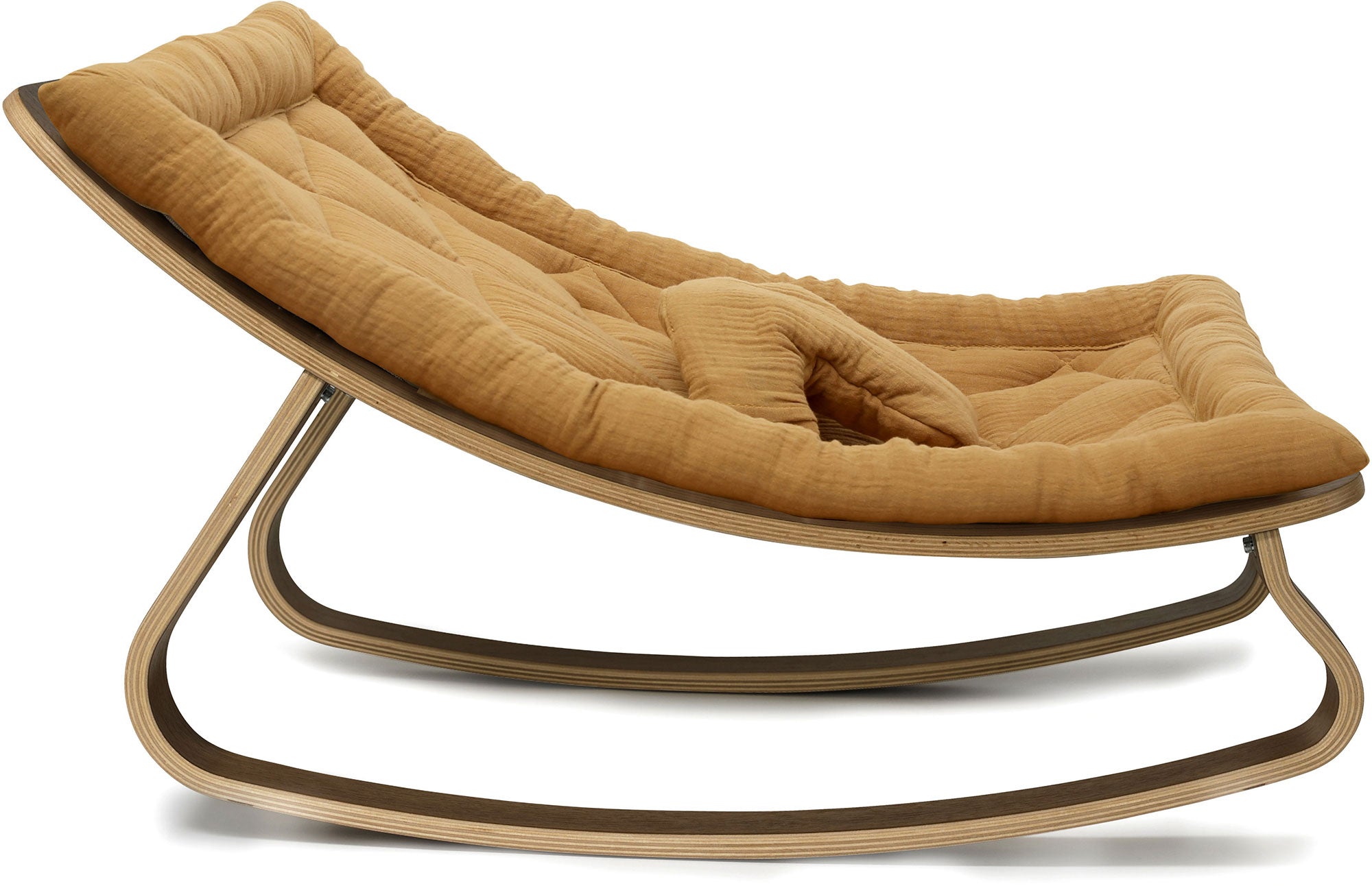 Levo Baby Rocker Camel - Walnut - Charlie Crane