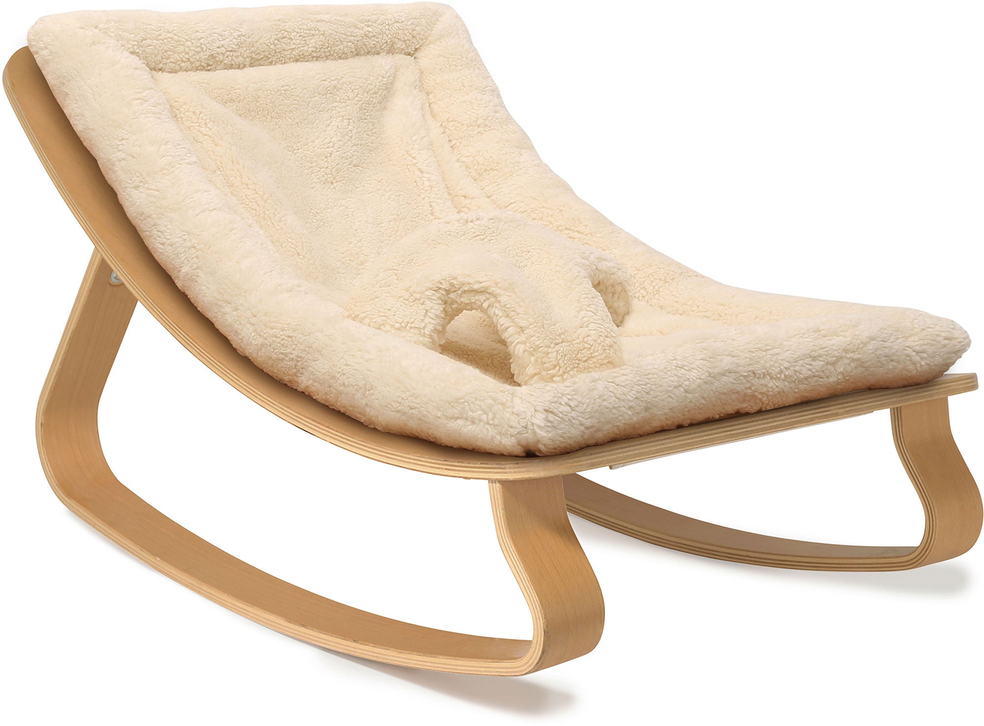 Levo Baby Rocker Fur Milk - Natural - Charlie Crane