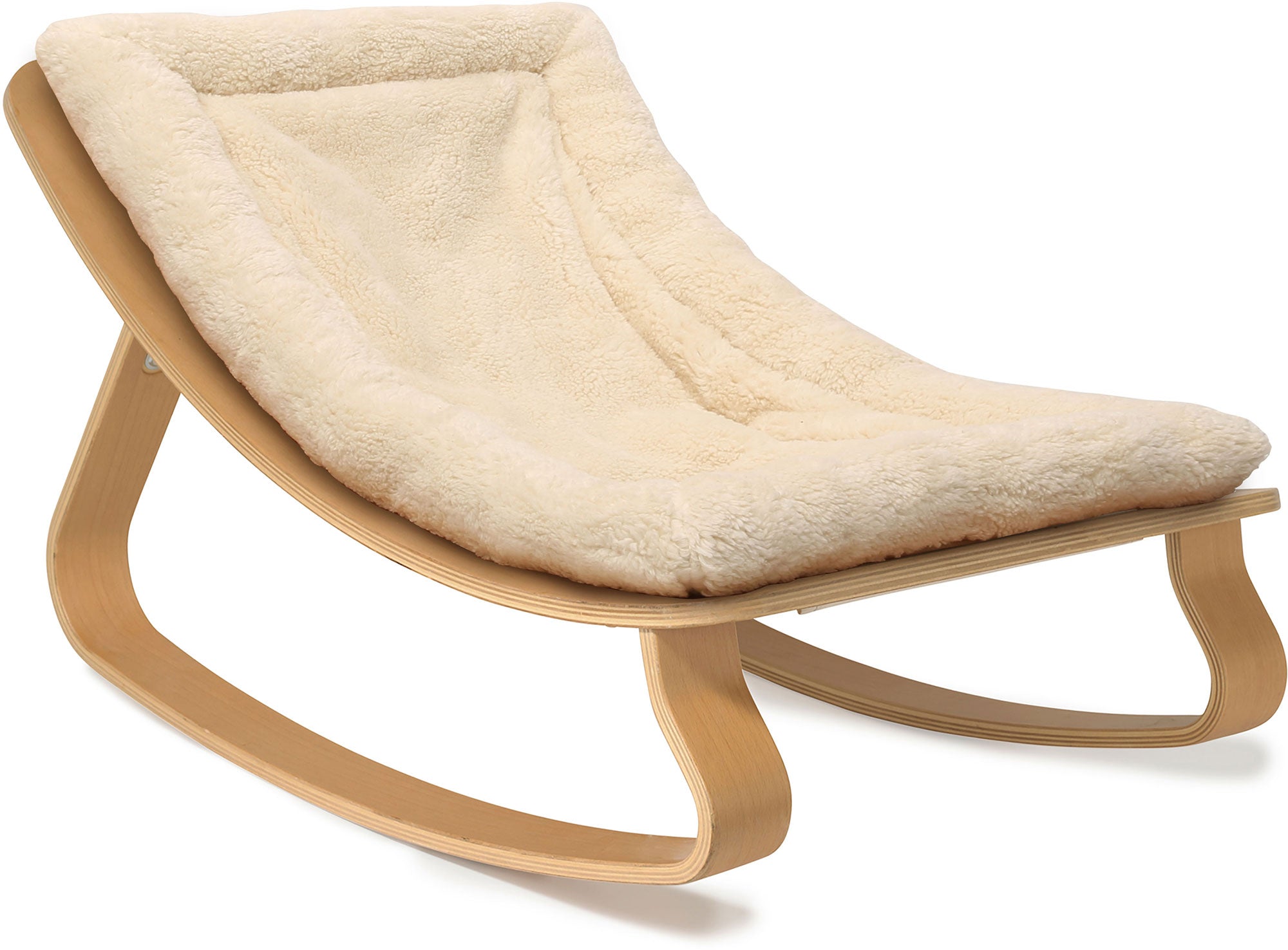 Levo Baby Rocker Fur Milk - Natural - Charlie Crane