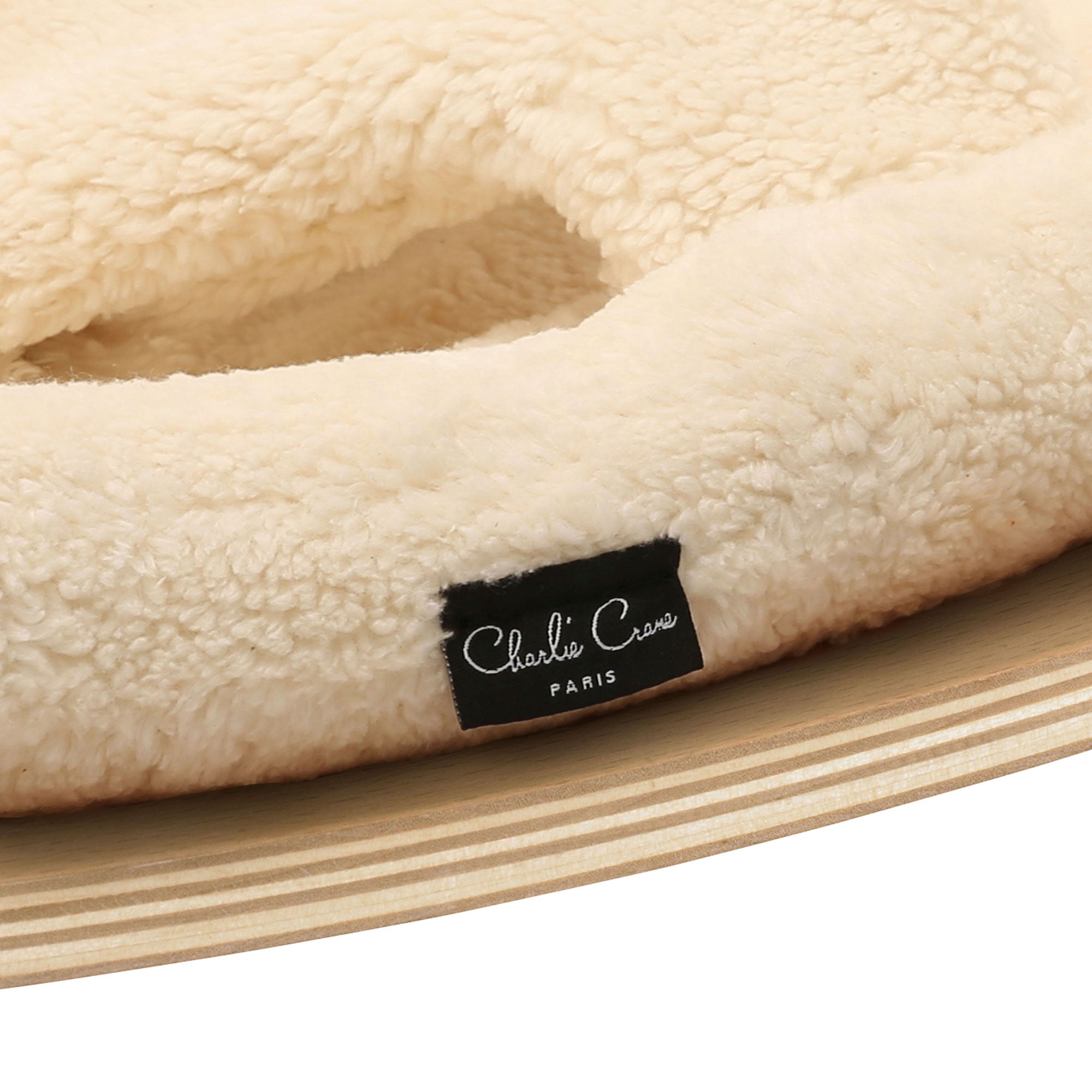 Levo Baby Rocker Fur Milk - Natural - Charlie Crane