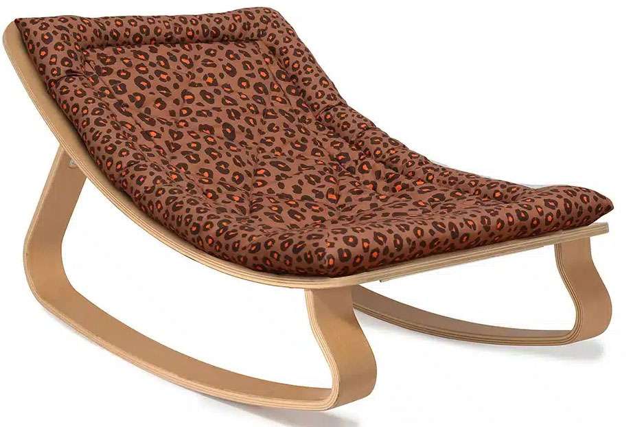 Levo Baby Rocker Modetrotter Leopard - Natural - Charlie Crane