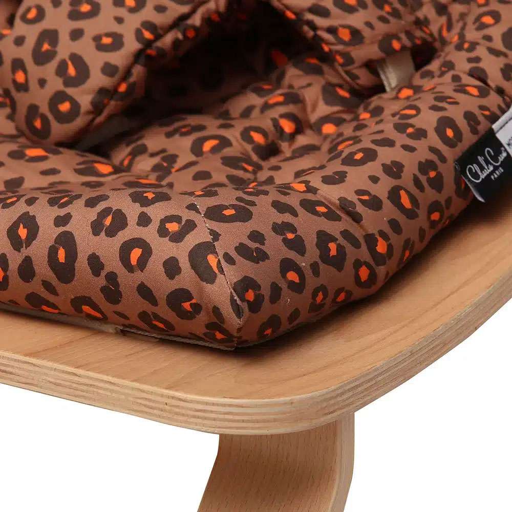 Levo Baby Rocker Modetrotter Leopard - Natural - Charlie Crane