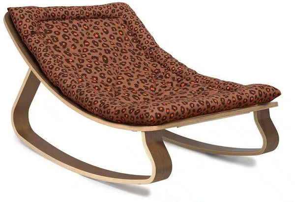 Levo Baby Rocker Modetrotter Leopard - Walnut - Charlie Crane