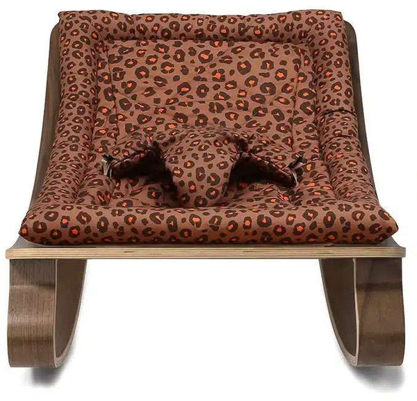 Levo Baby Rocker Modetrotter Leopard - Walnut - Charlie Crane