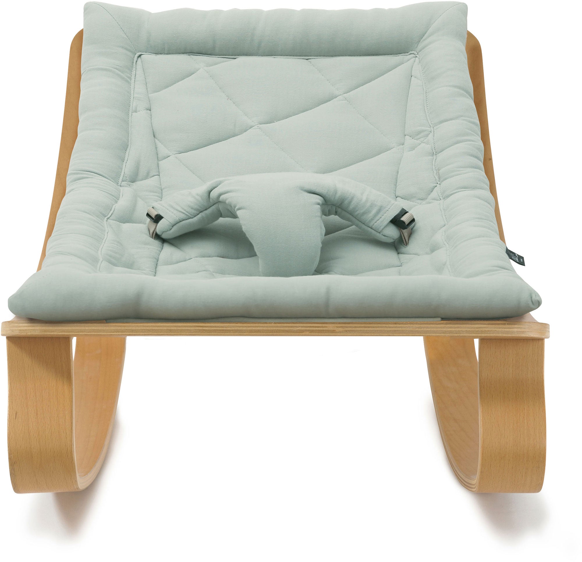 Levo Baby Rocker Organic Farrow Grey - Natural - Charlie Crane