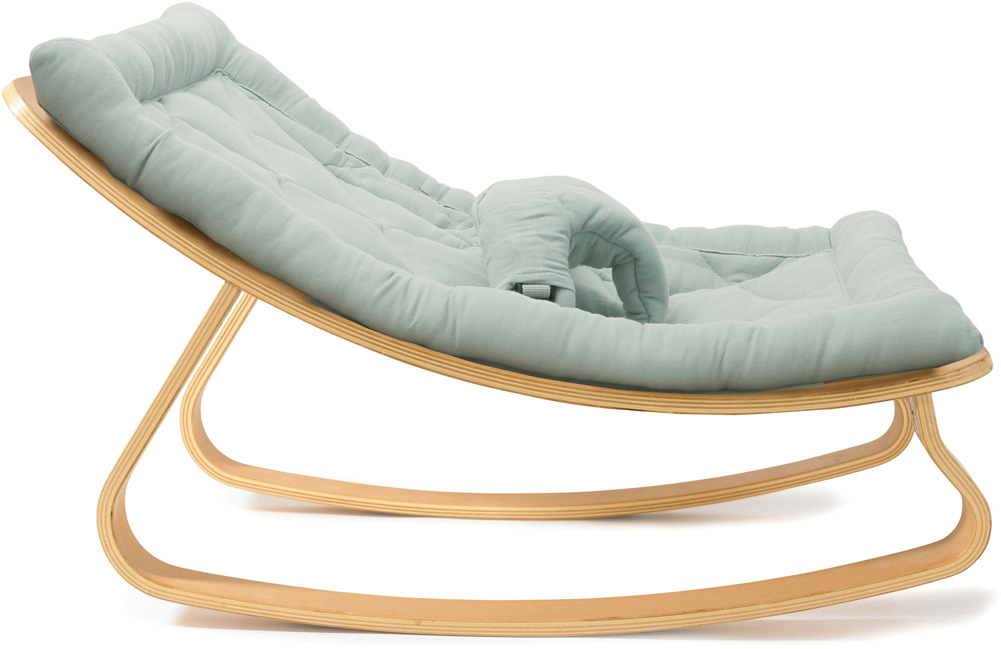 Levo Baby Rocker Organic Farrow Grey - Natural - Charlie Crane