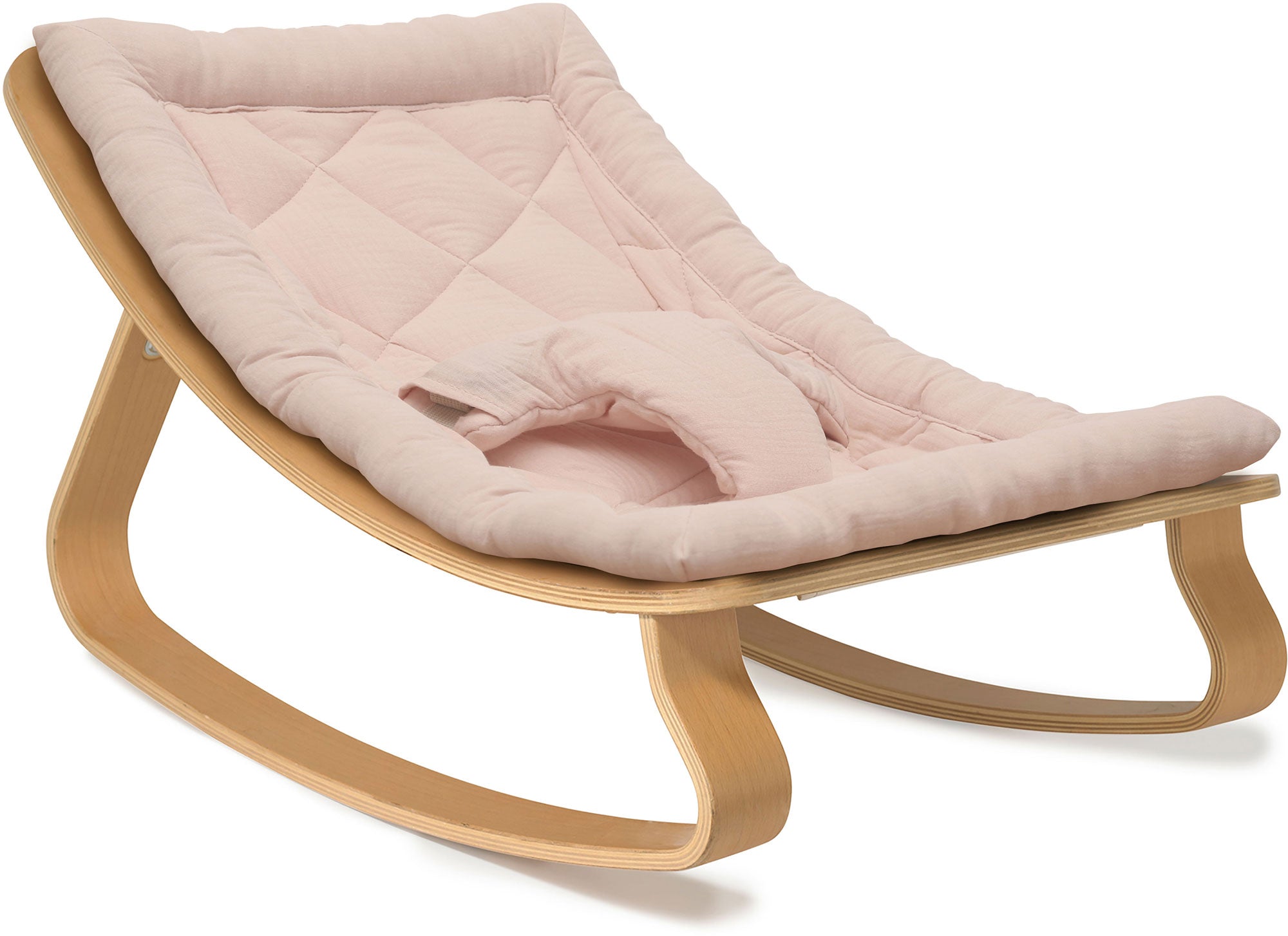 Levo Baby Rocker Organic Nude Pink - Natural - Charlie Crane