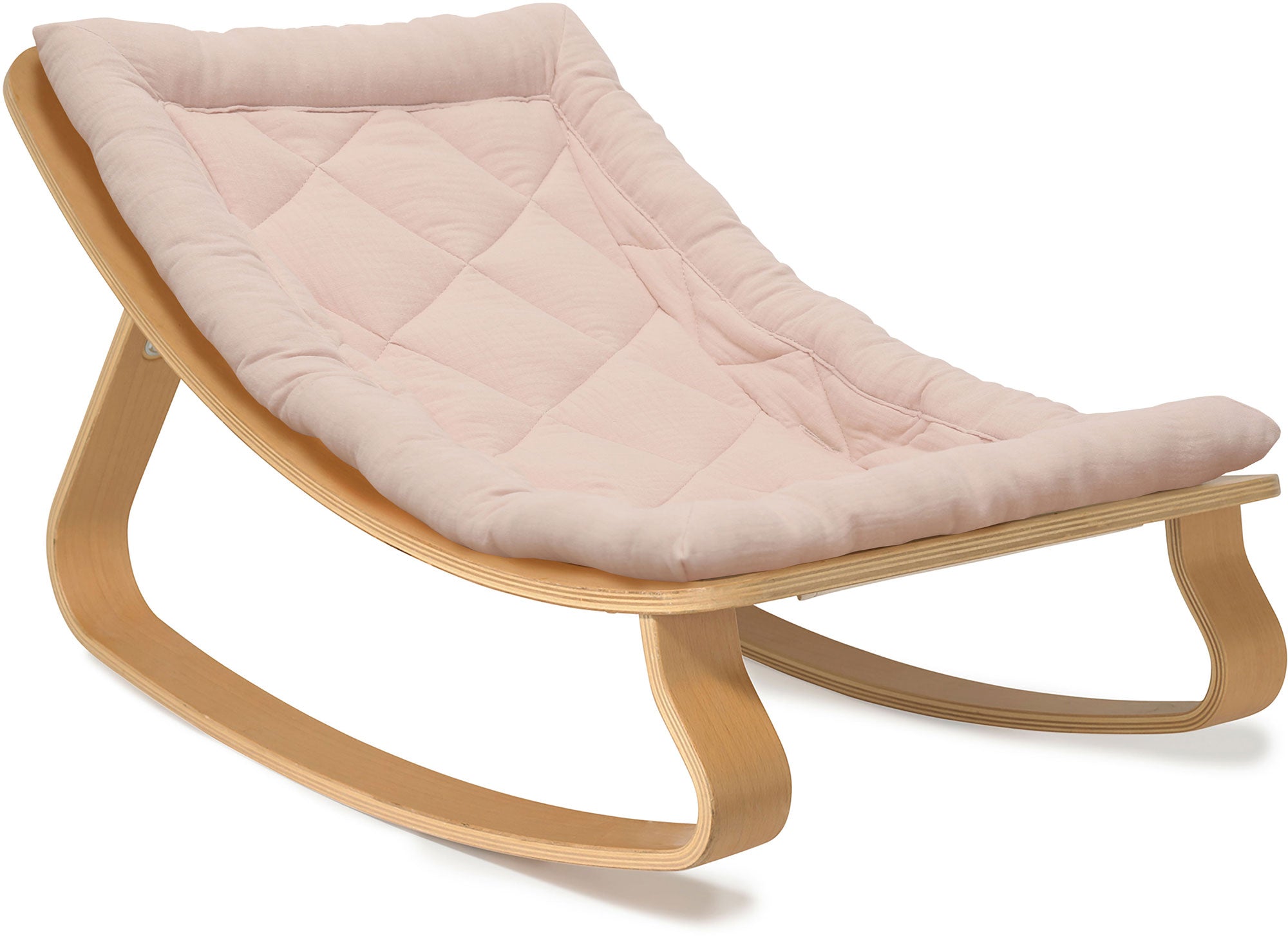 Levo Baby Rocker Organic Nude Pink - Natural - Charlie Crane