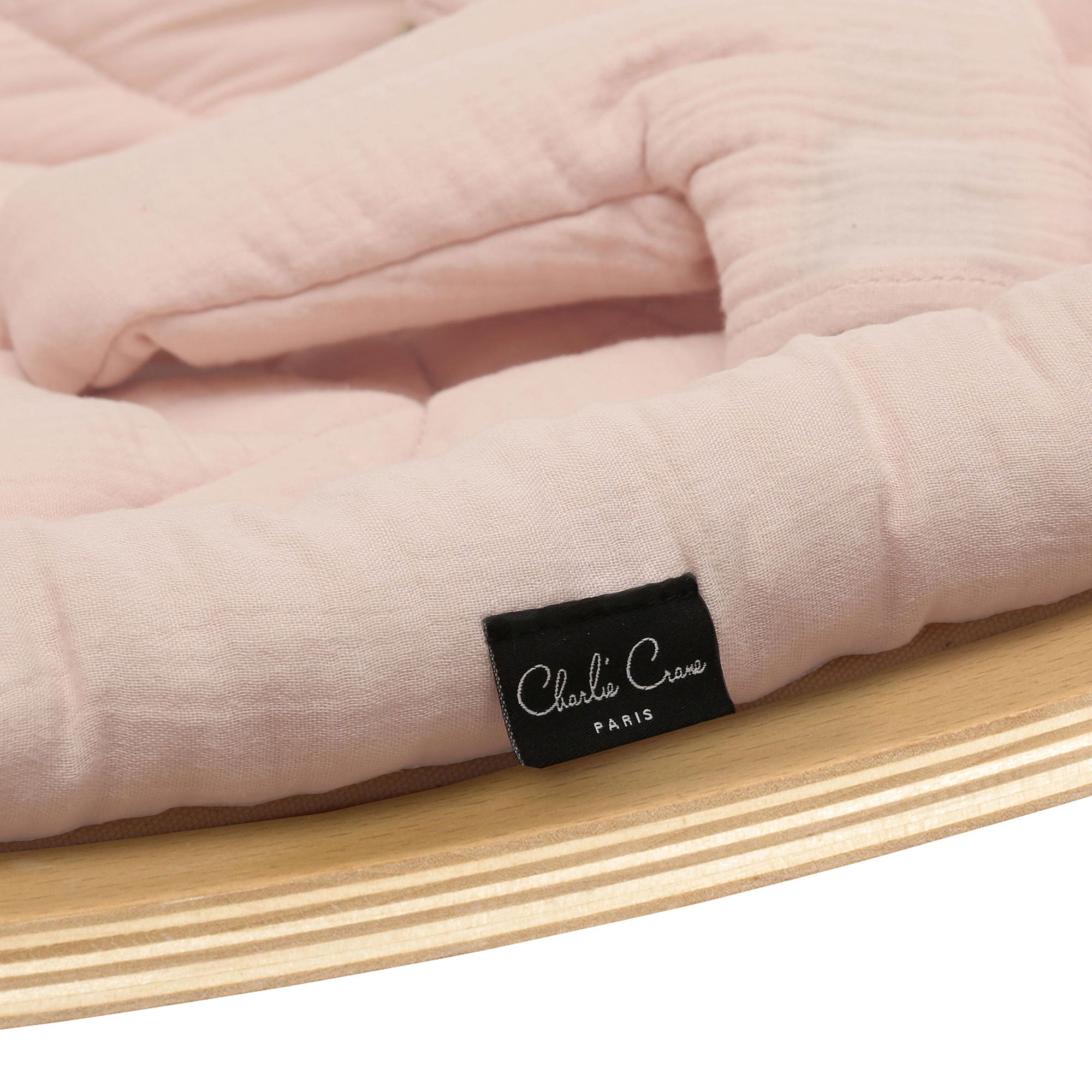 Levo Baby Rocker Organic Nude Pink - Natural - Charlie Crane